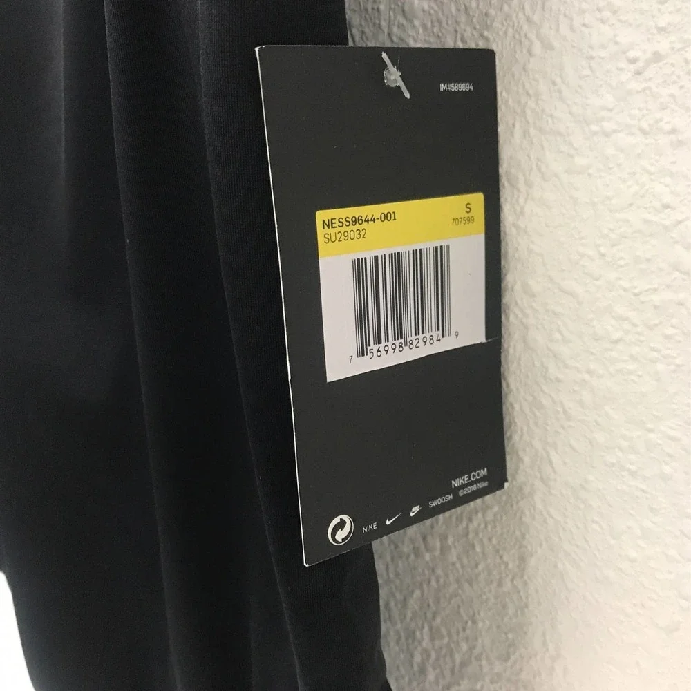 Nike Girls' Racerback One Piece Swimsuit BLACK SMALL - Picture 5 of 5